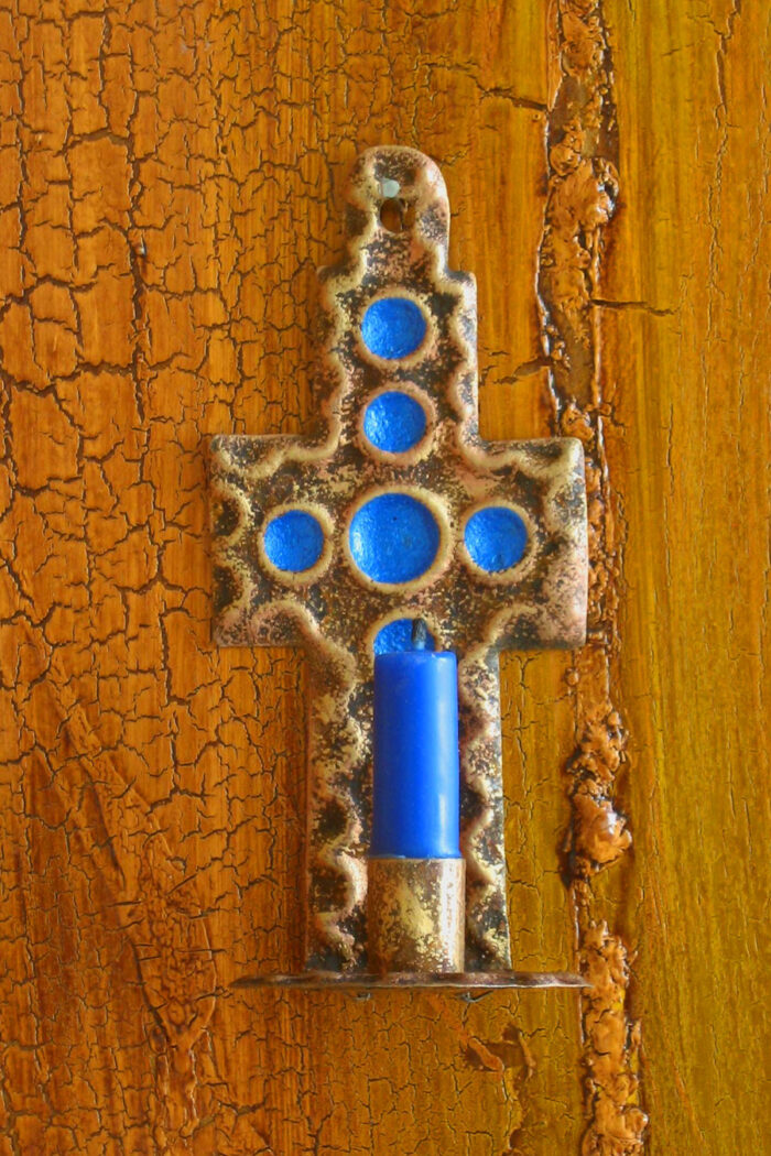 Candle Cross Ornament